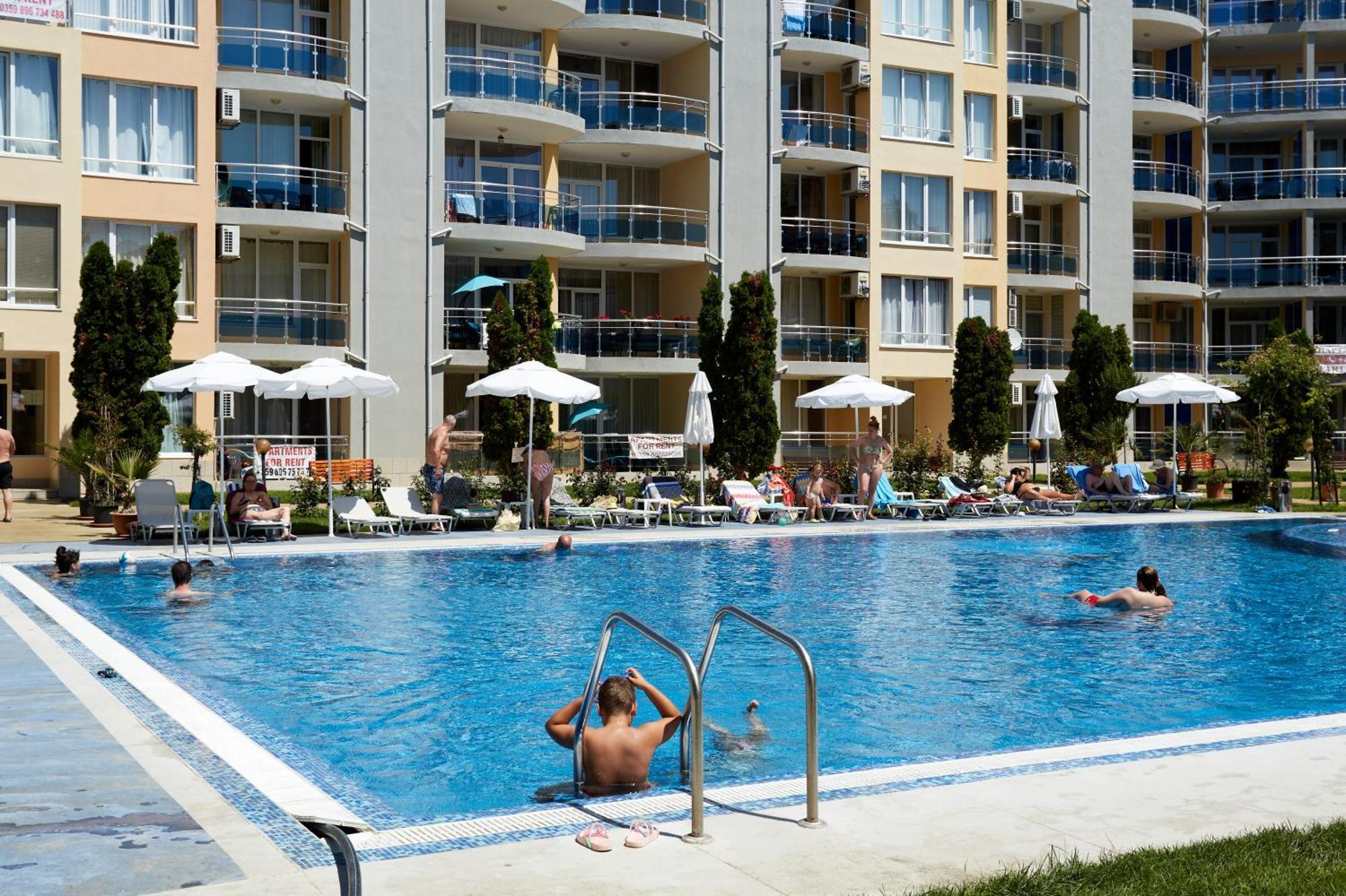 Luxury First Line Apartment With Pool By The Sea ネセバル エクステリア 写真